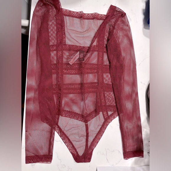 Victoria Secret Mesh bodysuit NWT- L - Picture 2 of 6